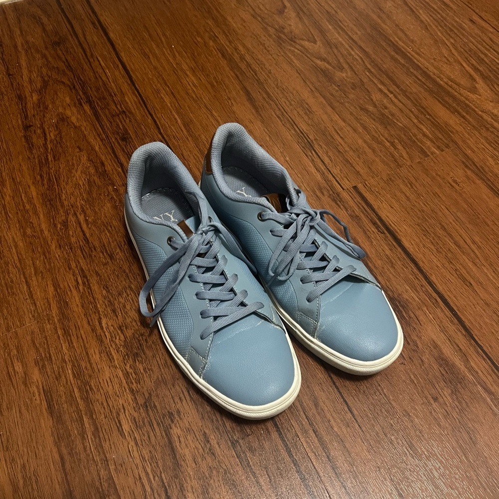 Casual Blue Low-Top Sneakers